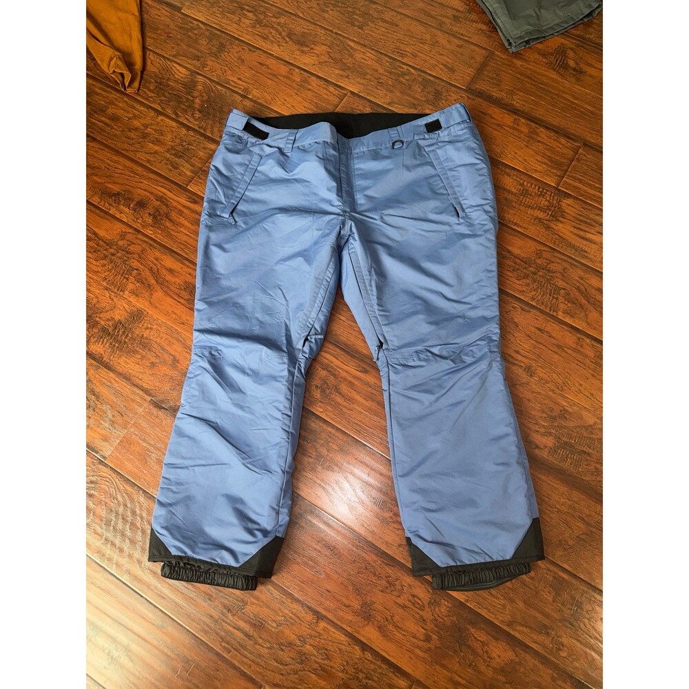 Snow Country 4XL Men’s Snow Ski Pants Blue Insulated Waterproof Zippered Legs
